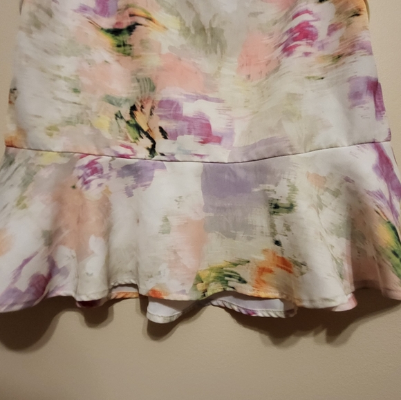 Floral peplum blouse - Picture 4 of 8